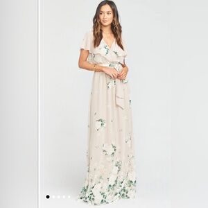 Show Me Your Mumu Audrey Maxi Dress in Bouquet Toss, Bridesmaid Dress